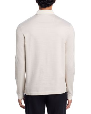 Pado Long Sleeve Mercerized Cotton Polo Shirt