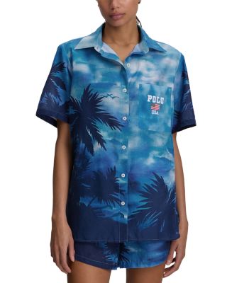 Short Sleeve T-Shirt & Shorts Swim Cover-Up Set