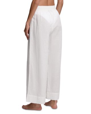 Smocked Pull On Swim Cover-Up Pants