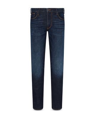 Slim Fit Jeans in Dark Blue Demin