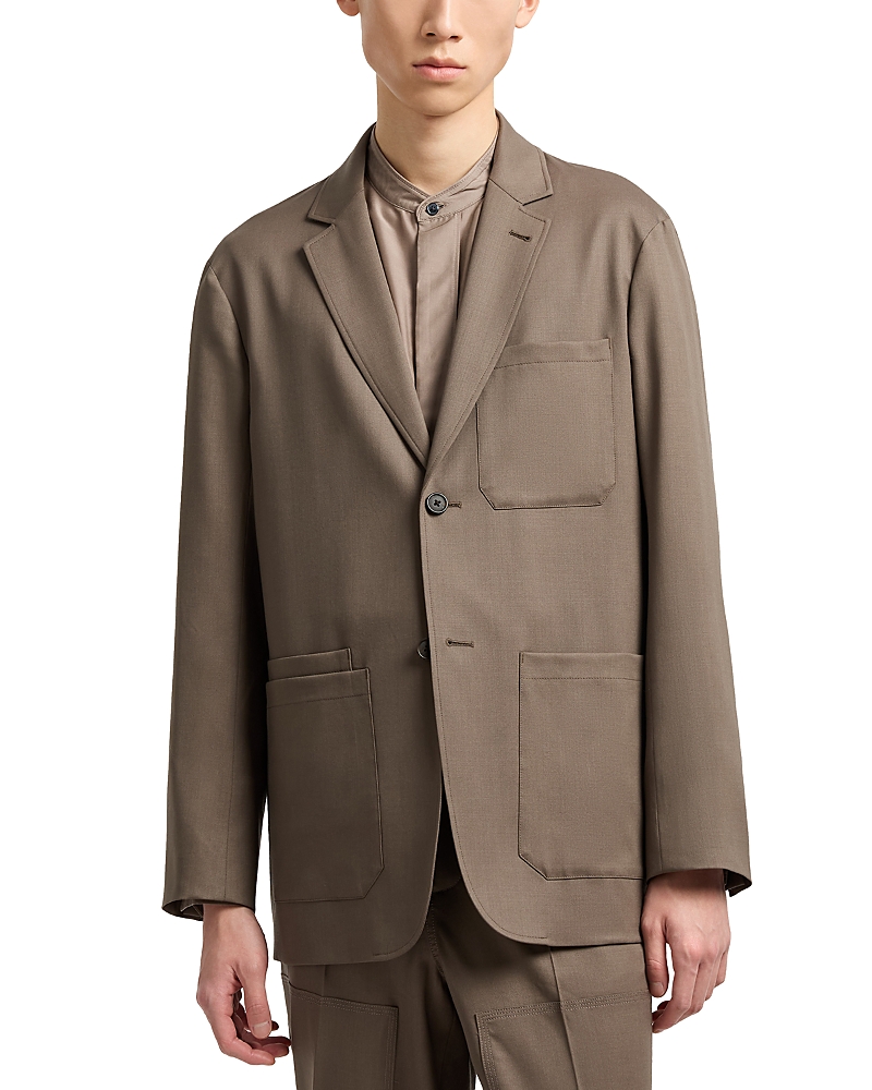 Emporio Armani Regular Fit Twill Blazer