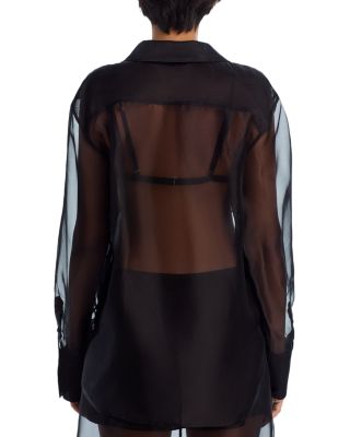 The Silk Organza Boy Shirt