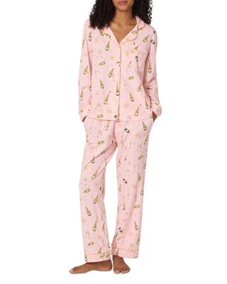Printed Long Pajama Set