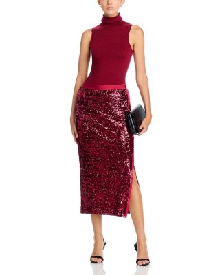 Ebibi Sequin Stretch Bodycon Skirt