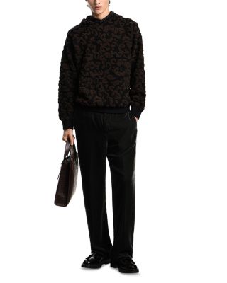 Wool Hooded Pullover Sweater