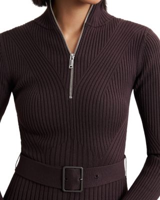 Vienna Zip Knitted Flippy Dress