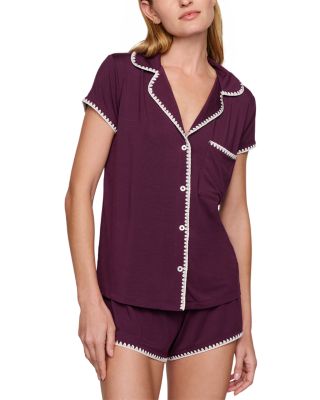 Frida Whipstitch Short Pajama Set