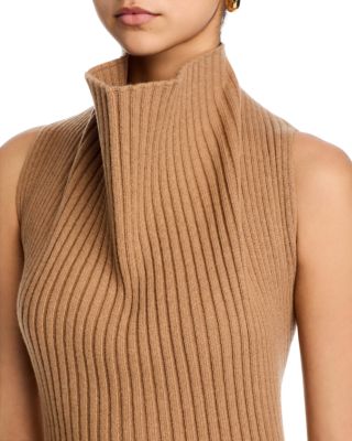 Draped Ribbed Dress
