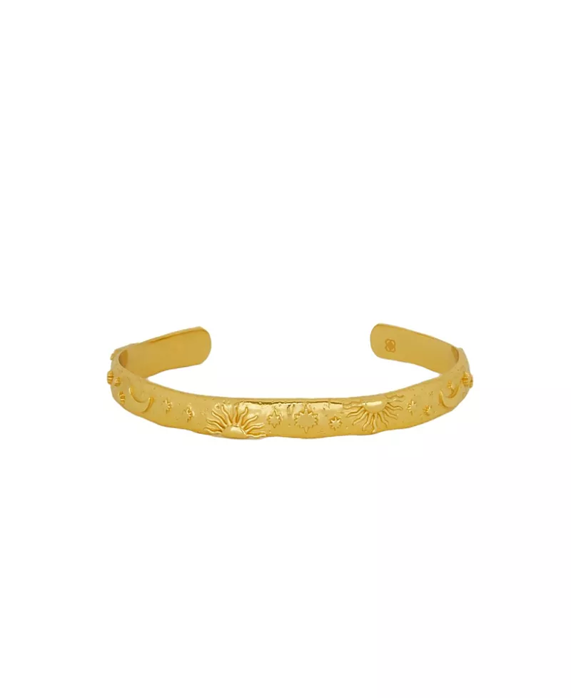Ottoman Hands Celestial Cuff Bracelet