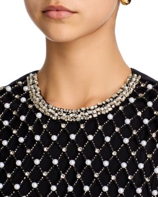 Amal Embellished Boxy Tank