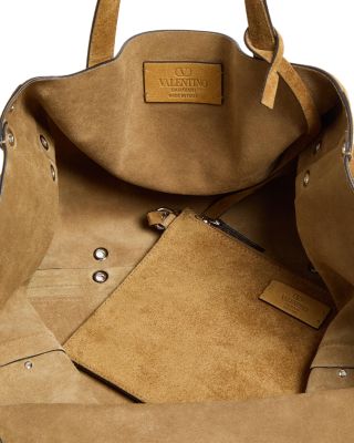 Nellc&amp;ocirc;te Medium Shopping Tote Bag in Suede