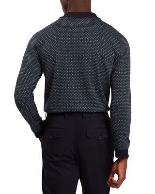 Durand Geo Jacquard Polo Shirt