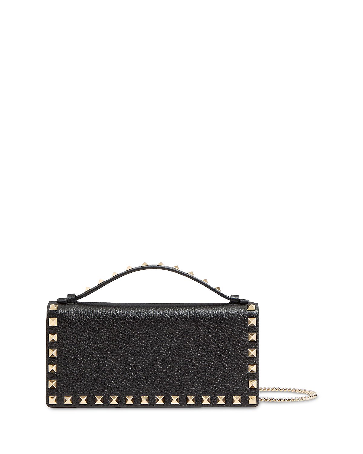 Valentino Garavani Rockstud Wallet With Chain