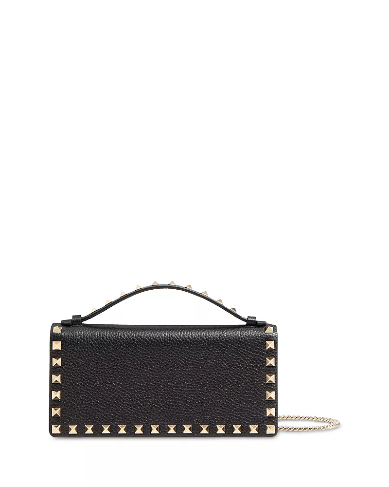 Valentino Garavani Rockstud Wallet With Chain