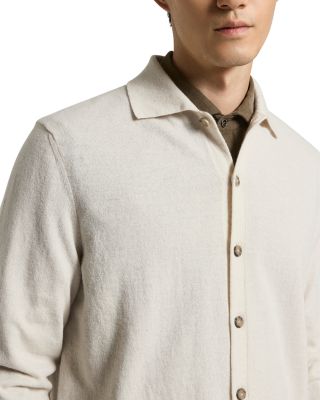 Wool and Cashmere Cardigan Sweater