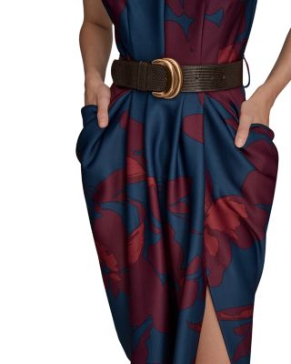 Belted Scuba Dress