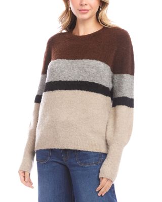 Colorblocked Crewneck Sweater