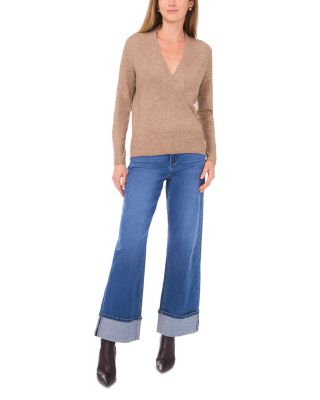 Cross Front Long Sleeve Sweater