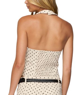 Twyla Polka Dot Halter Top