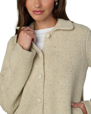 The Lennon Wool Blend Button Sweater