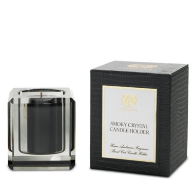 Smoky Crystal Candle Holder & Votive