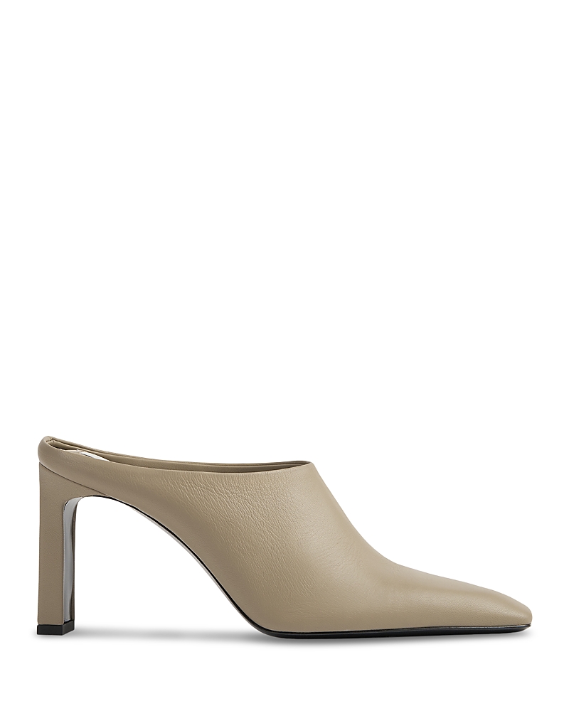 Totême Bar Nappa Mules Latte In Neutral