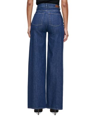 Hepburn Aura High Rise Wide Leg Jeans in Inkwell