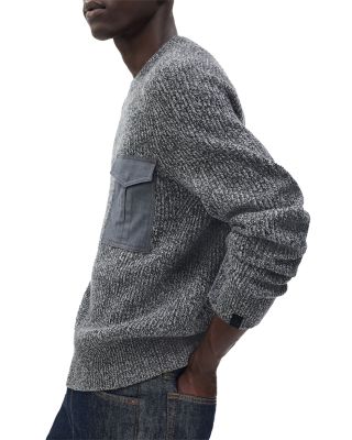 Walker Marl Mixed Media Sweater