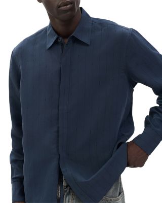 Dalton Jacquard Button Front Shirt