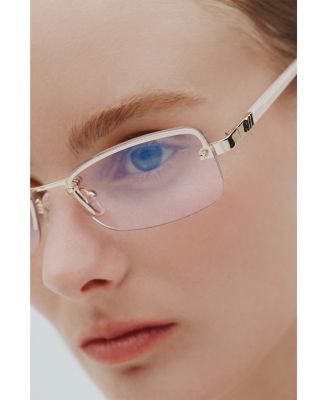Enigmatic Rectangle Blue Light Glasses, 58mm