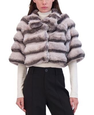 Faux Fur Chinchilla Bolero
