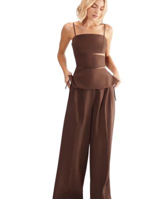 Premium Tailored Cut Out  Longline Top