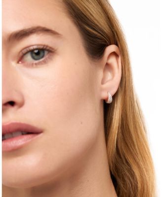 Huggie Nate Pave Earrings