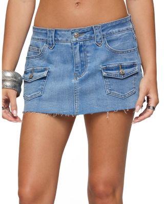  Lury Denim Mini Skort