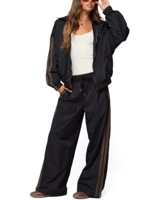  Kieran Stripey Nylon Track Pants