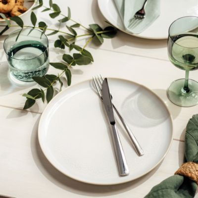 Crafted Cotton 12 Piece Dinnerware Set, Service for 4