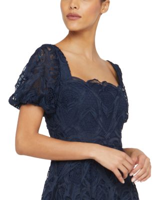 Dominique Puff Sleeve Gown 