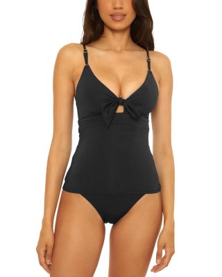 Color Code Tatum Shirred Tankini Top & Color Code American Fit Bikini Bottom