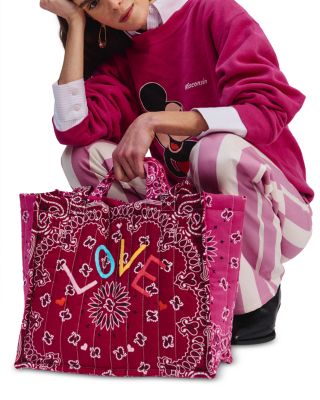 Maxi Cabas Quilted Bandana Tote