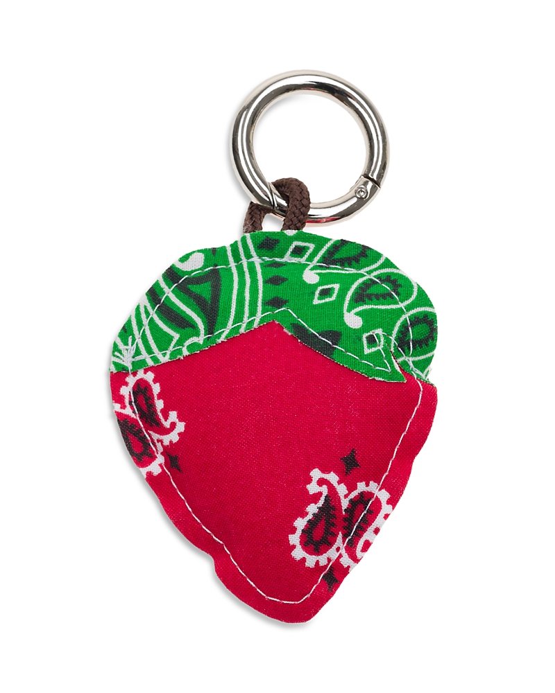 Call It By Your Name Fraise Strawberry Bag Charm In Red