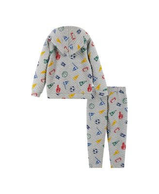 Boys' Varsity Print Hooded Sweatshirt and Pant Lounge Set - Little Kid, Big Kid