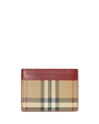 Sandon Check Card Case