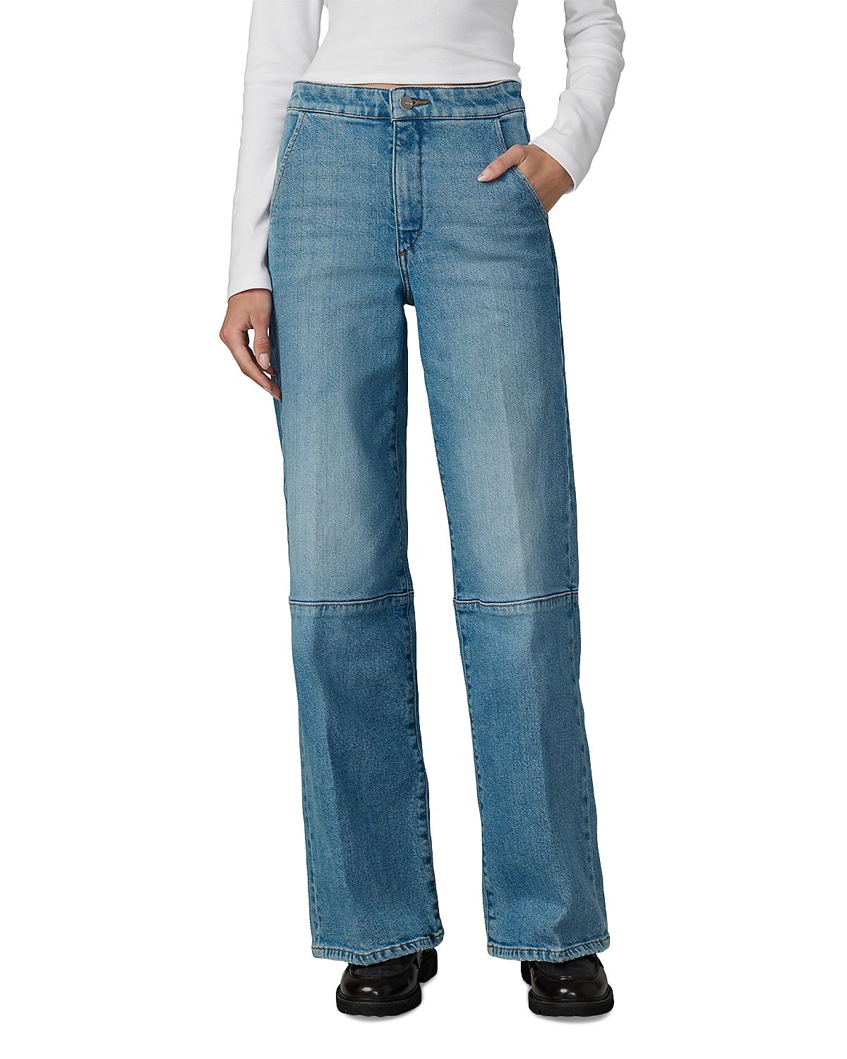 Joe's Jeans The Seamed Mia High Rise Wide Leg Jeans