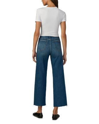 The Mia High Rise Wide Leg Ankle Jeans in Candor