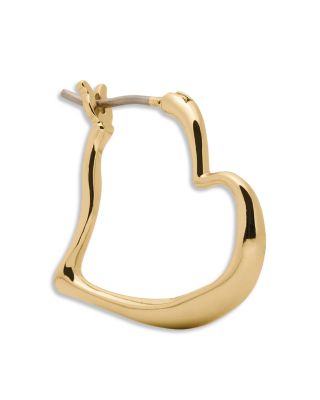 Amour Heart Huggie Hoop Earrings