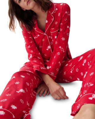 Printed Long Pajama Set