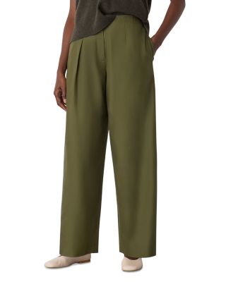 Pleat Front Barrel Trousers