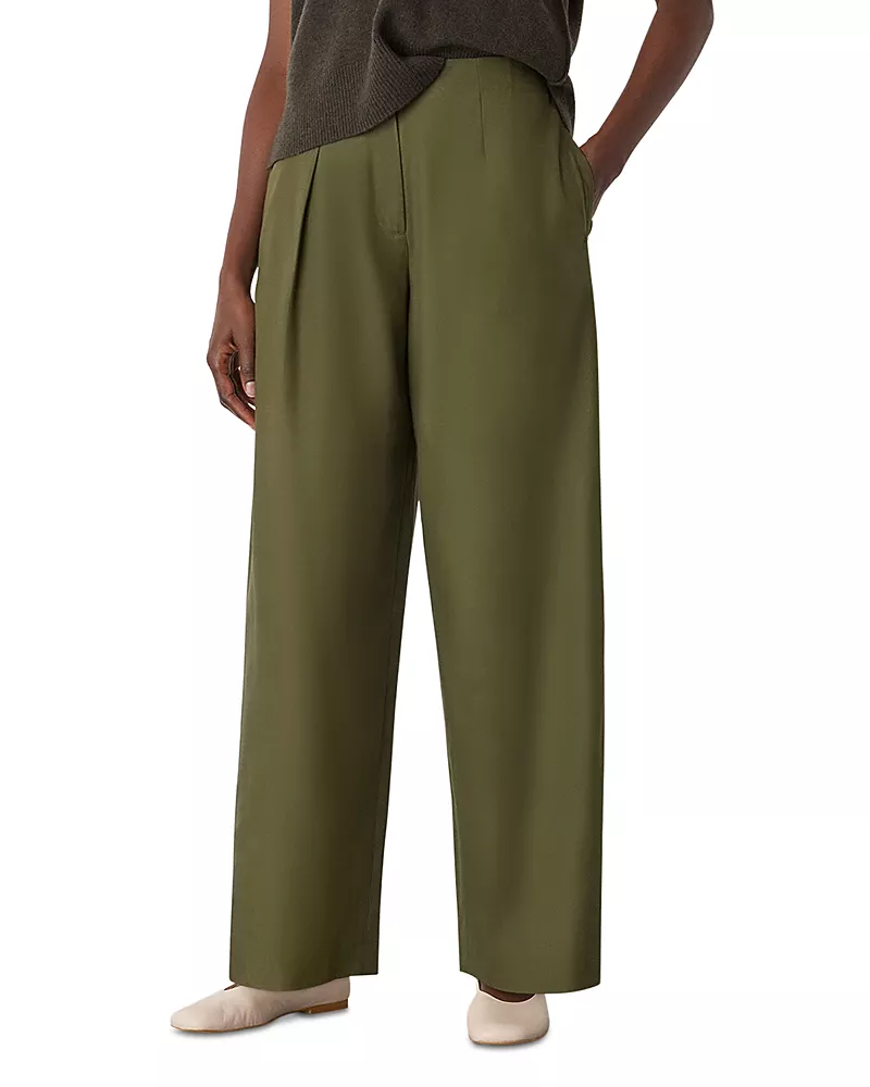 Whistles Pleat Front Barrel Trousers