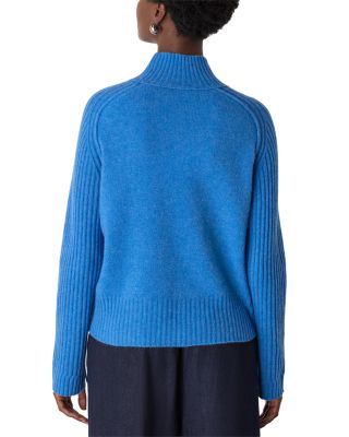 Wool Funnel Neck Knit Sweater