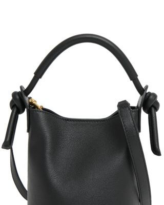 Fortuna Mini Leather Bucket Bag